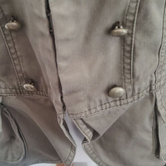 Divided by H&M Military style jacket size 12 clasp closure - Picture 4 of 7